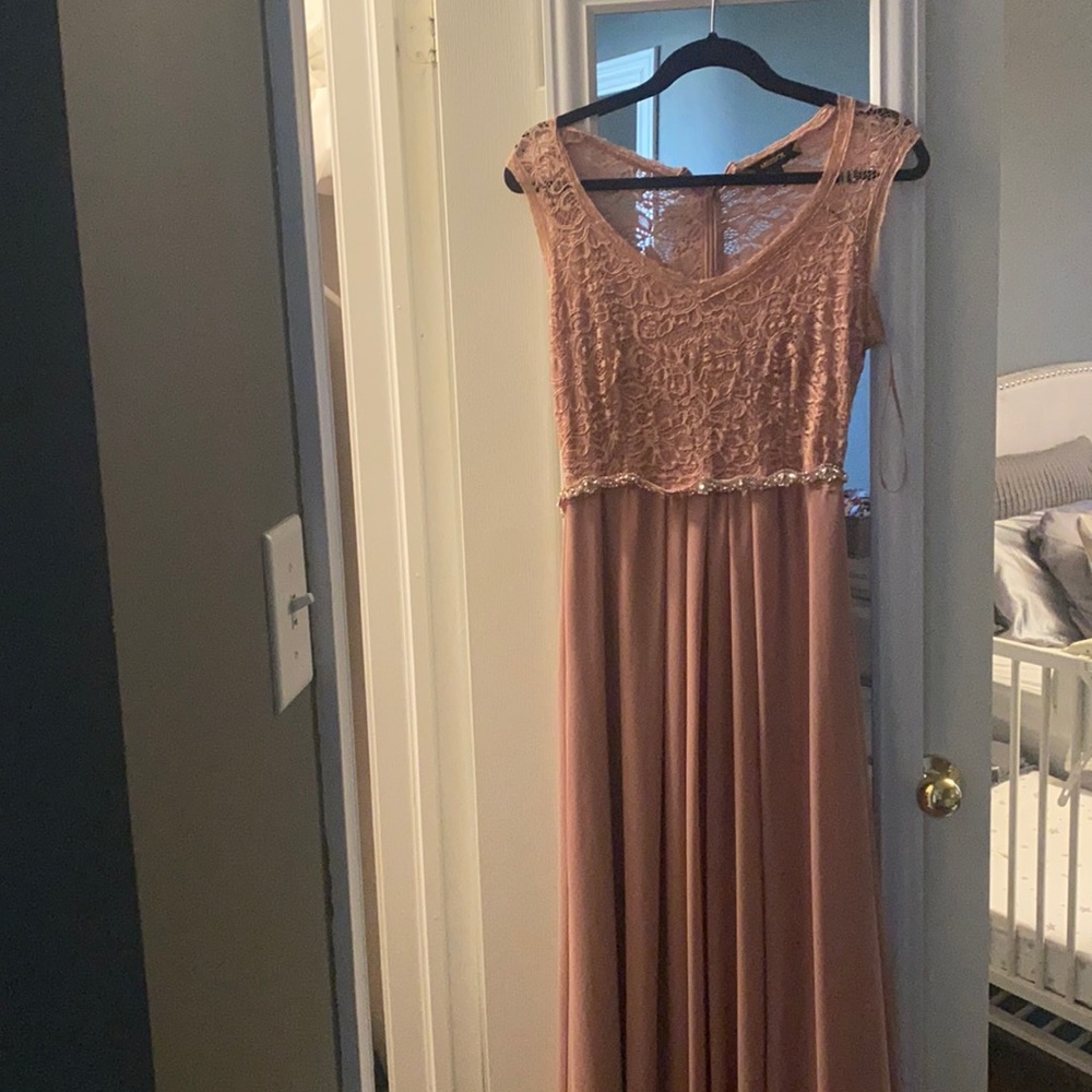 One time used only , prom long dress